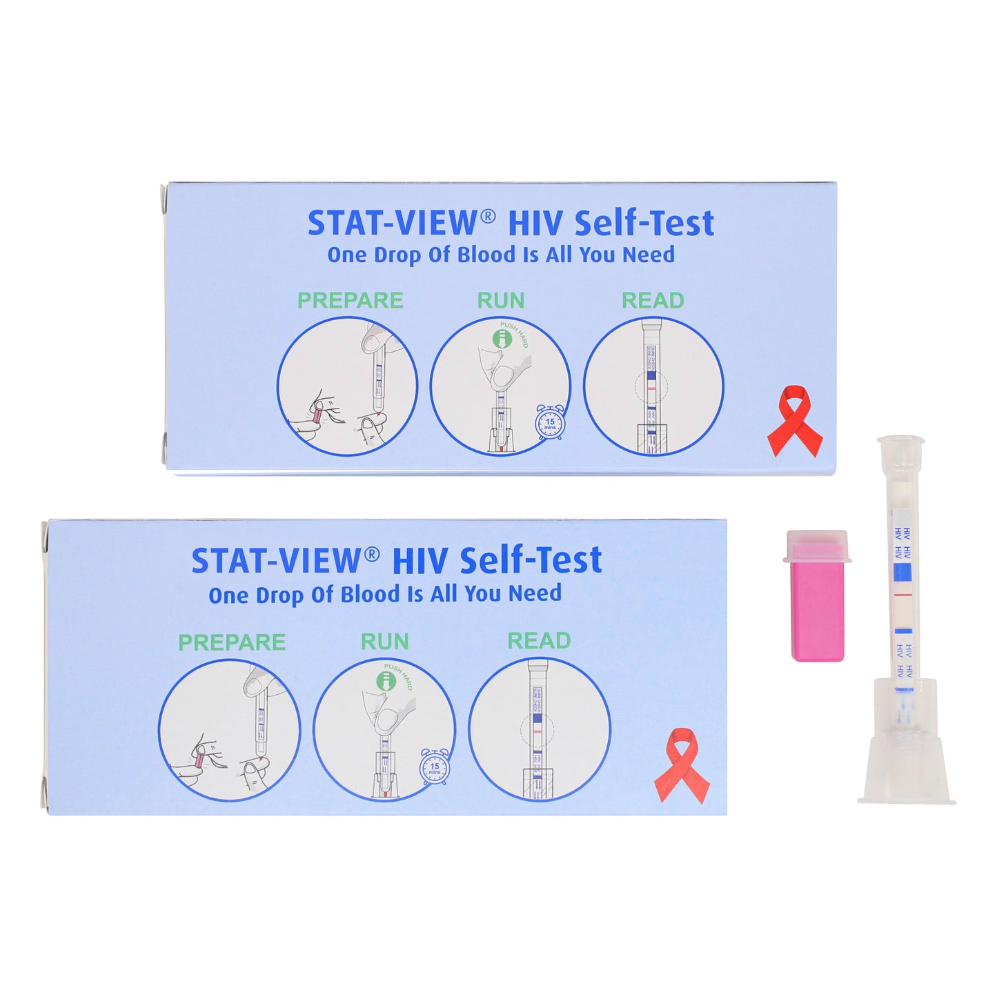 2 x STAT-VIEW HIV Self-Test (Previously known as SURE CHECK HIV Self-Test)