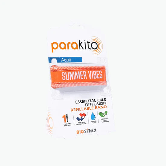 PARAKITO Bracelet Anti MosquIito Refillable (Adult size)