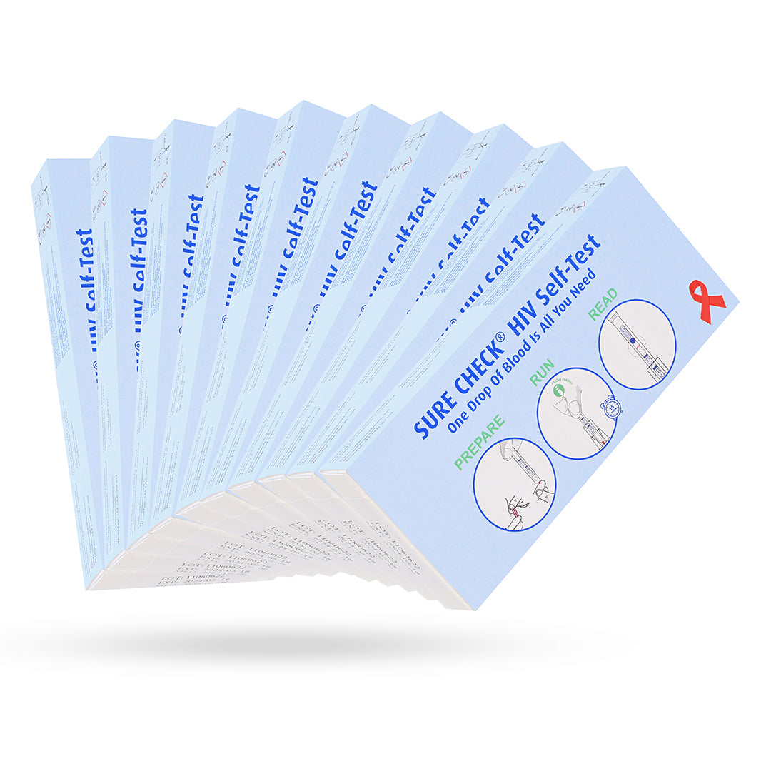 10 x SURE CHECK HIV Self Test – WellWeAre